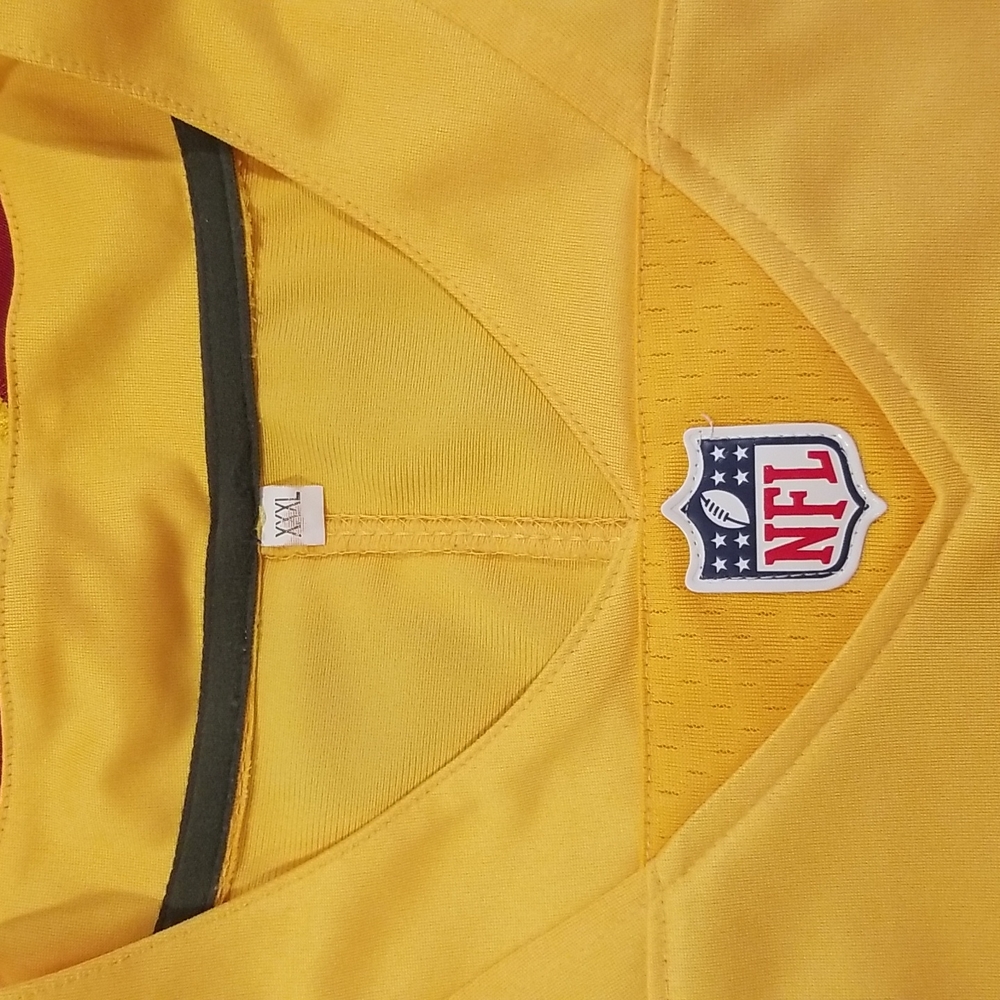 Nike Yellow and Red Men's Jersey - Picture 5 of 7